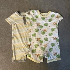 Burts Bees Baby rompers